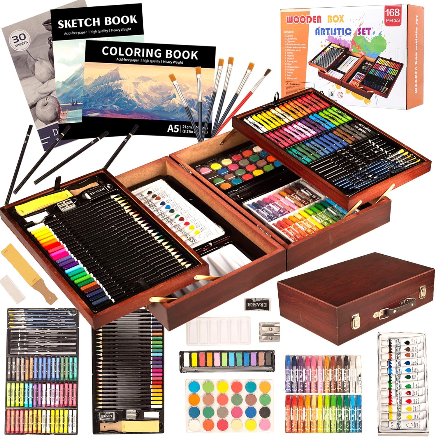 regalos para mujer, ideas para regalar a tu madre, ideas de regalos para mamá, regalo madre de 60 años, que regalar a una madre, que regalar por, maletin de arte, dibujo profesional, Maletín Pinturas Profesional de Arte ,maletin de pinturas profesional, Maletín de dibujo, maletin de pintar, acuarela profesionales